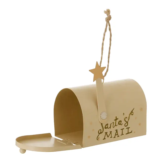 PINGENTE MAILBOX VILAREJO NOEL - CREAM/OURO - Foto 3