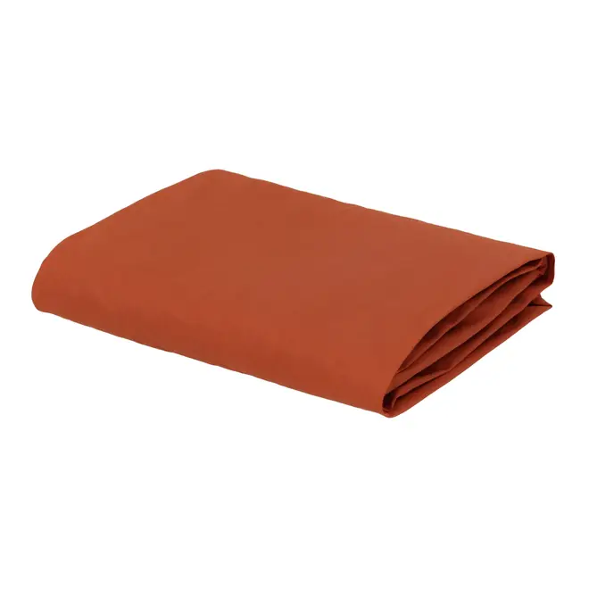 LENÇOL COM ELÁSTICO QUEEN 1,58 M X 1,98 X 30 CM VON CONCEPT - TERRACOTA - Foto 2