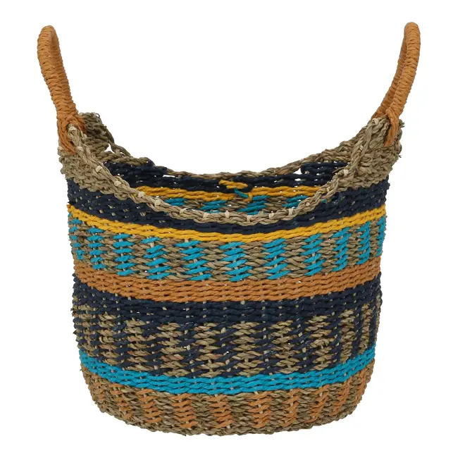 CESTO 35 CM X 29 CM X 29 CM APURÍMAC - FIBRA CLARA/MULTICOR - Foto 2