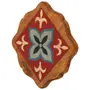 ADORNO DE PAREDE 2 VARIAÇÕES TIRADENTES - AMÊNDOA/MULTICOR - Foto 4