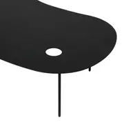 MESA DE CENTRO 1,30 M X 69 CM PINGO - PRETO - Foto 8