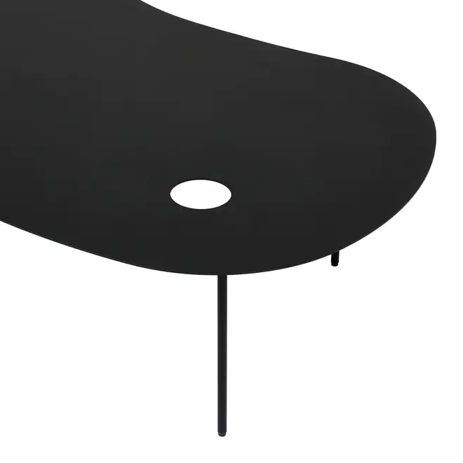 MESA DE CENTRO 1,30 M X 69 CM PINGO - PRETO - Foto 8
