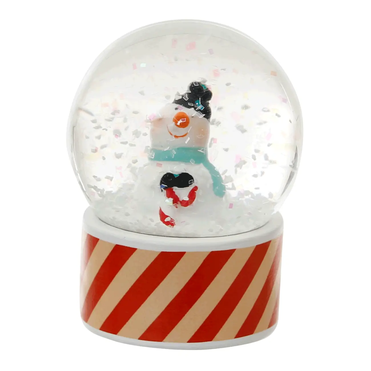 ADORNO GLOBO BONECO DE NEVE 5 CM COLORFUN XMAS - CORES CALEIDOCOLOR/INCOLOR - Foto 2