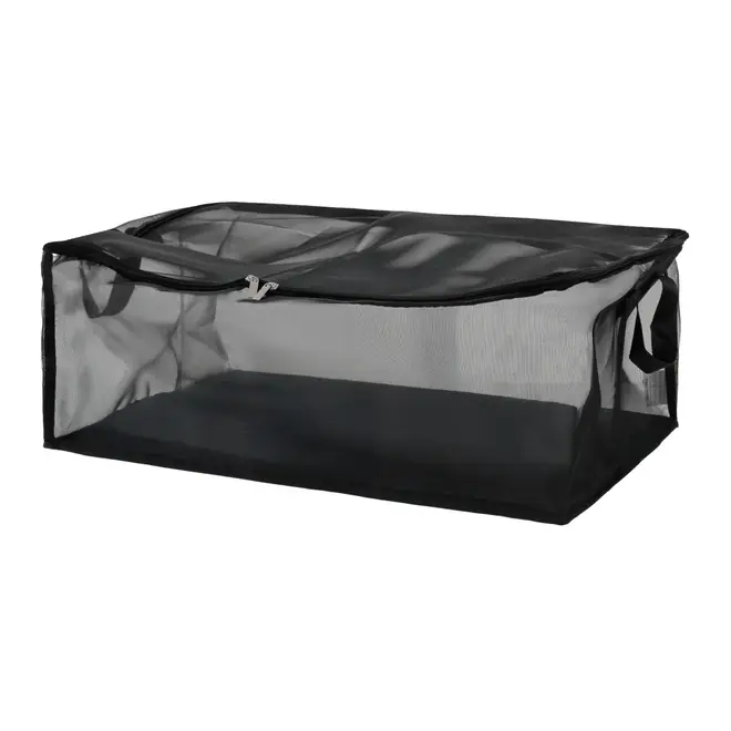 CESTO ORGANIZADOR 35 CM X 60 CM X 40 CM BREEZY - PRETO - Foto 1
