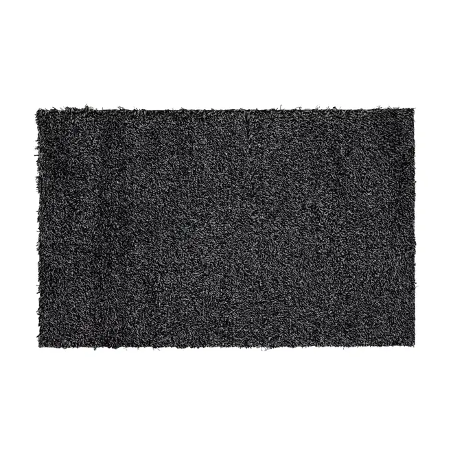 TAPETE ABSORVENTE 50 CM X 80 CM WIPE UP - PRETO/CINZA - Foto 1