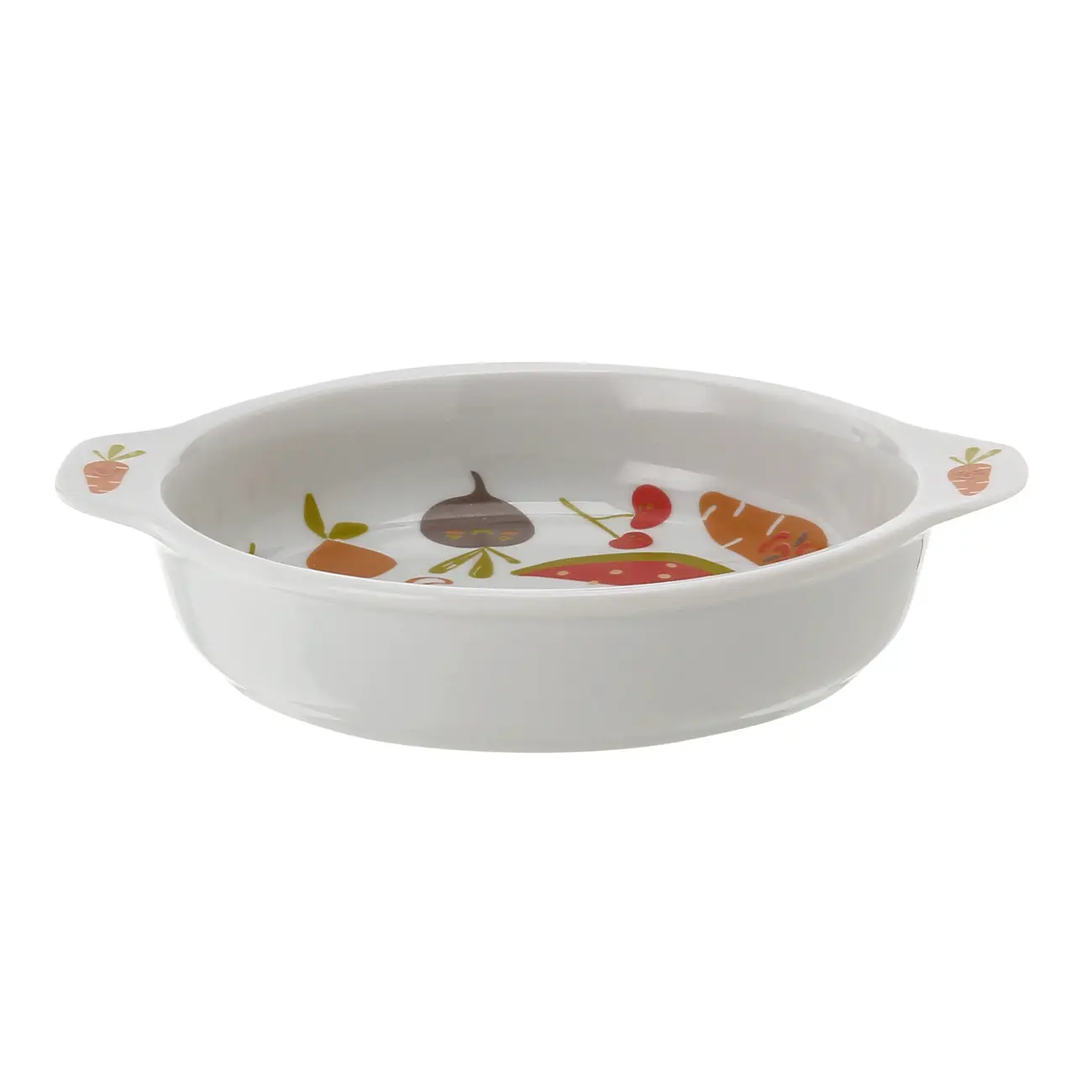 TIGELA 17 CM DA HORTINHA - BRANCO/MULTICOR - Foto 1