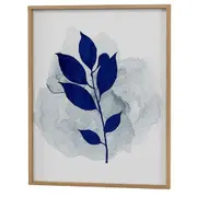 INTENSE BLUE II QUADRO 51 CM X 41 CM - AZUL/NOZES - Foto 11