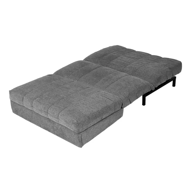 SOFÁ-CAMA 2 LUGARES PLIE - CINZA - Foto 8