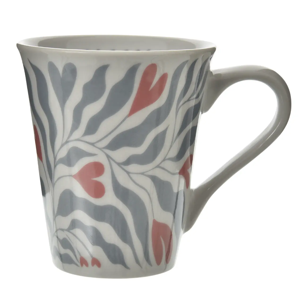 CANECA 250 ML TOUT AMOUR - BLEU CENDRÉ/VIN ROSE - Foto 1