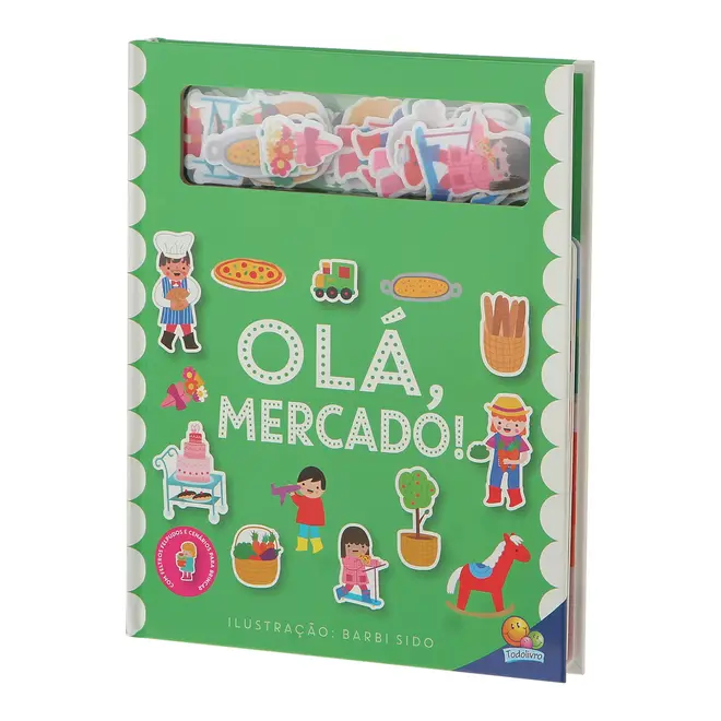AMIGOS DE FELTO: OLÁ, MERCADO! LIVRO INFANTIL - MULTICOR - Foto 3