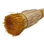 VASSOURA DECORATIVA ACARI - FIBRA CLARA/AMARELO - Foto 6