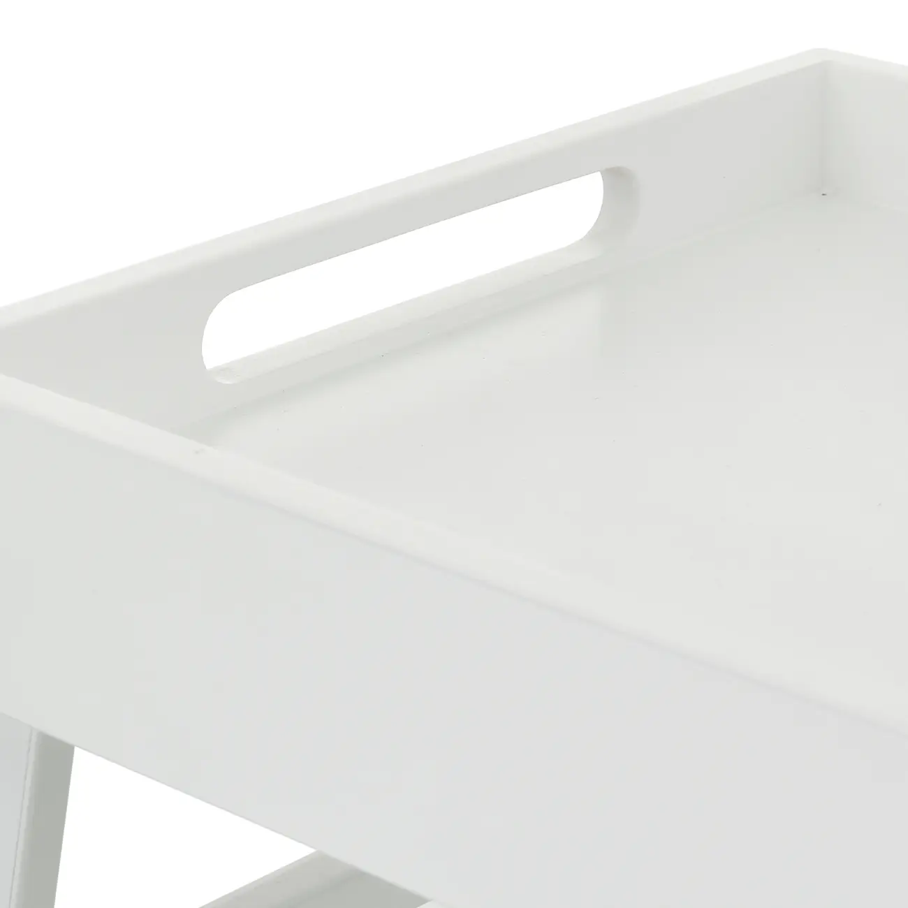 BANDEJA C/ PÉ 54 CM X 38 CM ÉCLAIRE - BRANCO - Foto 6