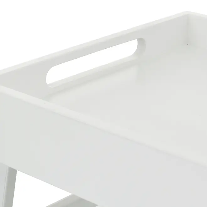 BANDEJA C/ PÉ 54 CM X 38 CM ÉCLAIRE - BRANCO - Foto 6