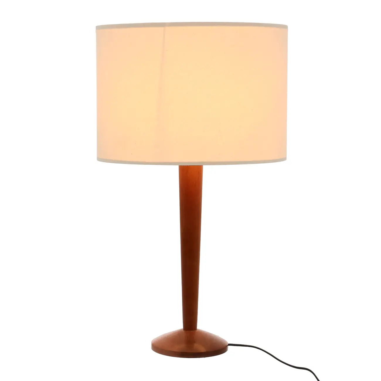 LUMINÁRIA DE MESA MOG C/CUP H - NOZES/NATURAL - Foto 1