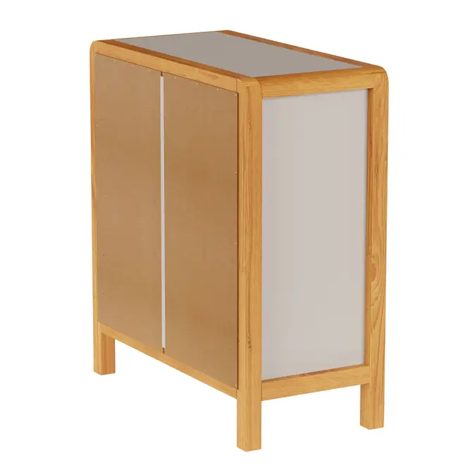 CÔMODA 4 GAVETAS 90 CM X 45 CM KANT - CAMELO/AMÊNDOA - Foto 21