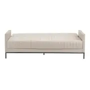 SOFÁ-CAMA 3 LUGARES MARAD - AREIA/PRETO - Foto 10