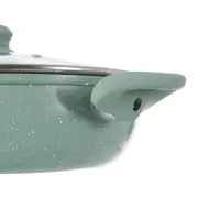 PANELA INDUÇÃO WOK COM TAMPA 28 CM CHEF - SÁLVIA/INCOLOR - Foto 9