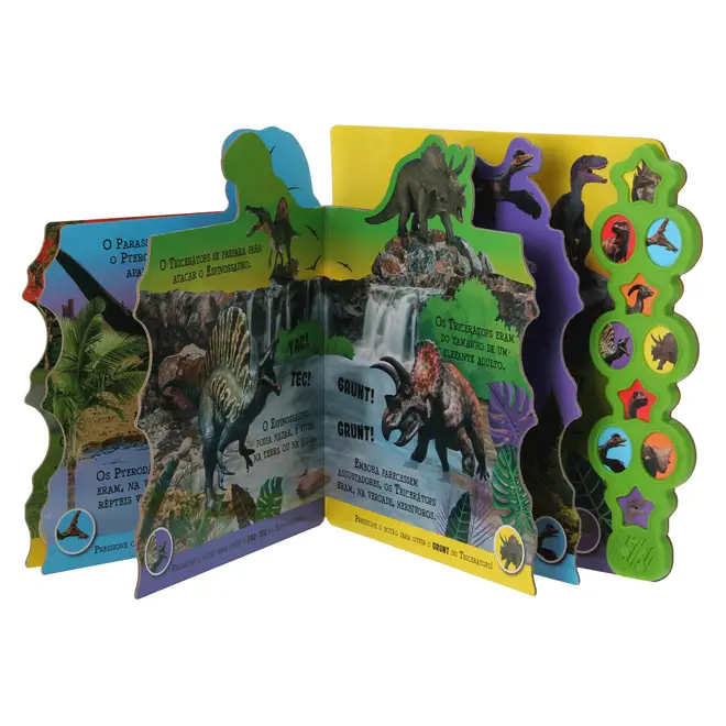 SUPER SONS: DINOSSAUROS INCRÍVEIS LIVRO INFANTIL - MULTICOR - Foto 5