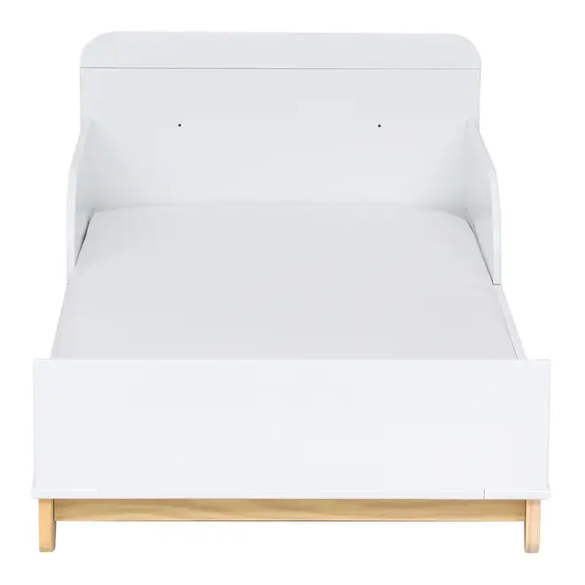 BERÇO 70 CM 2 EM 1 - BERÇO/CAMA INFANTIL SWEET - BRANCO/PINUS NATURAL - Foto 6