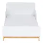 BERÇO 70 CM 2 EM 1 - BERÇO/CAMA INFANTIL SWEET - BRANCO/PINUS NATURAL - Foto 6
