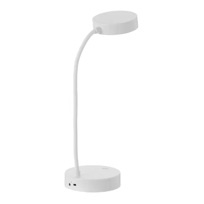LUMINÁRIA DE MESA LED RECARREGÁVEL PUCK - BRANCO - Foto 6