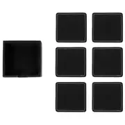 PORTA-COPOS CONJUNTO COM 6 PEÇAS CHAT - PRETO - Foto 1