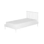 CAMA DE SOLTEIRO 98 CM SKAND - BRANCO - Foto 1