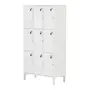 CONJ. 3 ARM LOCKER/ALTO/BAIXO SLEEK - BRANCO/GRANILITE - Foto 3