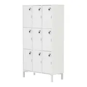 CONJ. 3 ARM LOCKER/ALTO/BAIXO SLEEK - BRANCO/GRANILITE - Foto 3