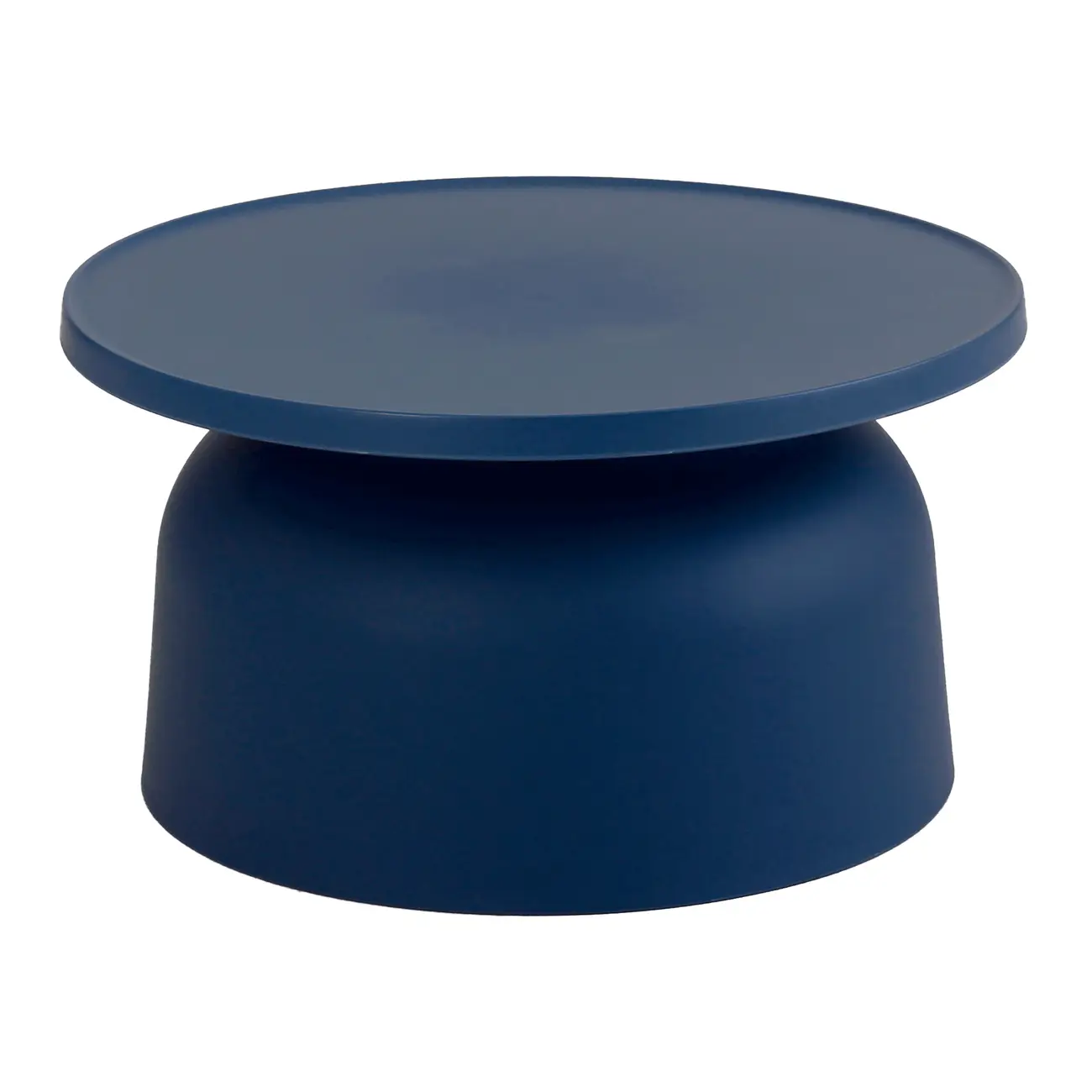 MESA DE CENTRO REDONDA 67 CM ALTIPLANO - AZUL - Foto 1
