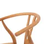 CADEIRA DE JANTAR WISHBONE - AMÊNDOA/FIBRA CLARA - Foto 6