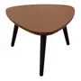 MESA DE CENTRO 84 CM X 60 CM CINAMO - NOZES/PRETO - Foto 5