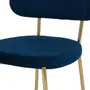 CADEIRA DE JANTAR DAISY - OURO/GALAXY BLUE - Foto 6