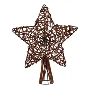 ESTRELA PONTEIRA 31 CM HOHO HOME - MARROM/MANJERICÃO - Foto 1
