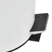 LIXEIRA COM PEDAL 12 L BAMBUMIX - BRANCO/BAMBU - Foto 6