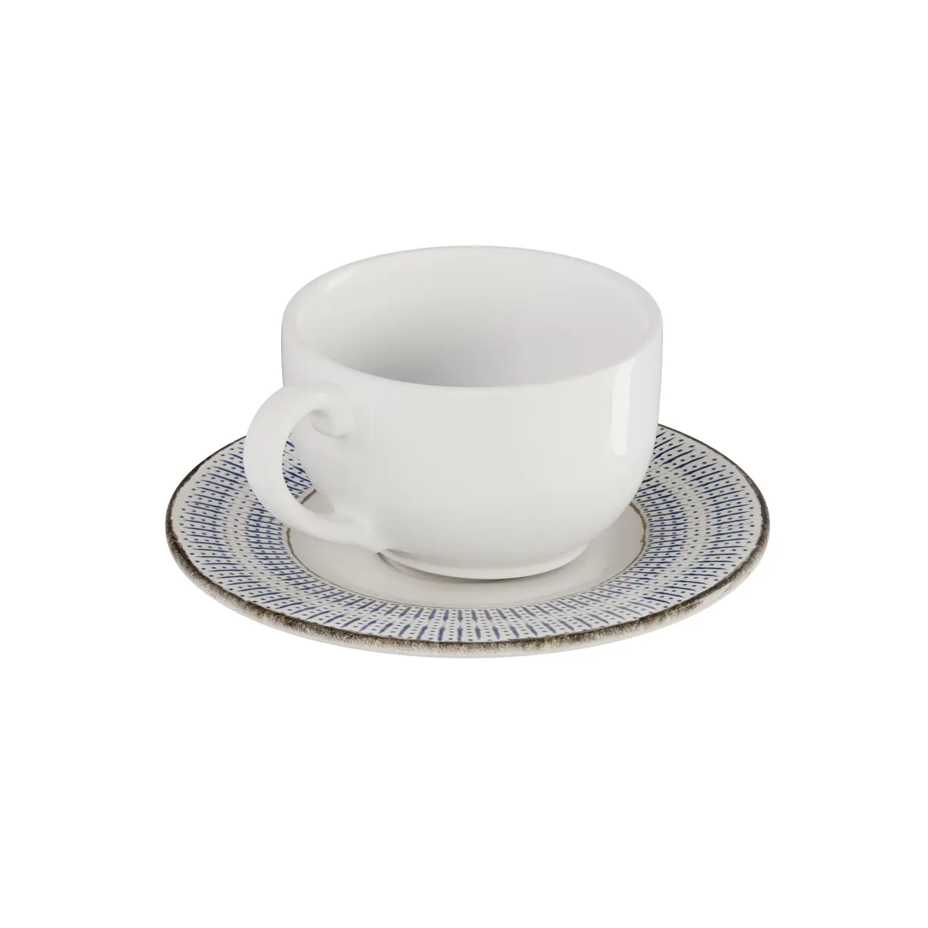 XÍCARA CHÁ 170 ML SALINA I - BRANCO/AZUL - Foto 20