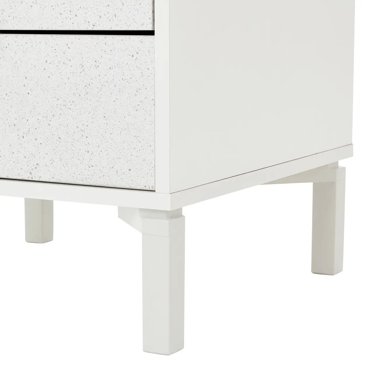 GAVETEIRO PARA ESCRITÓRIO 3 GAVETAS SLEEK - BRANCO/GRANILITE - Foto 11