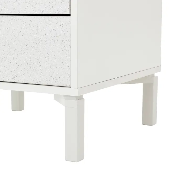 GAVETEIRO PARA ESCRITÓRIO 3 GAVETAS SLEEK - BRANCO/GRANILITE - Foto 11