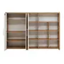 CONJUNTO ARMÁRIO 3 PORTAS C/ESTANTE BOSS - OAK TAMMI/BRANCO - Foto 3