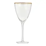 TAÇA VINHO 400 ML RUTILO DOURADO - INCOLOR/DOURADO - Foto 1