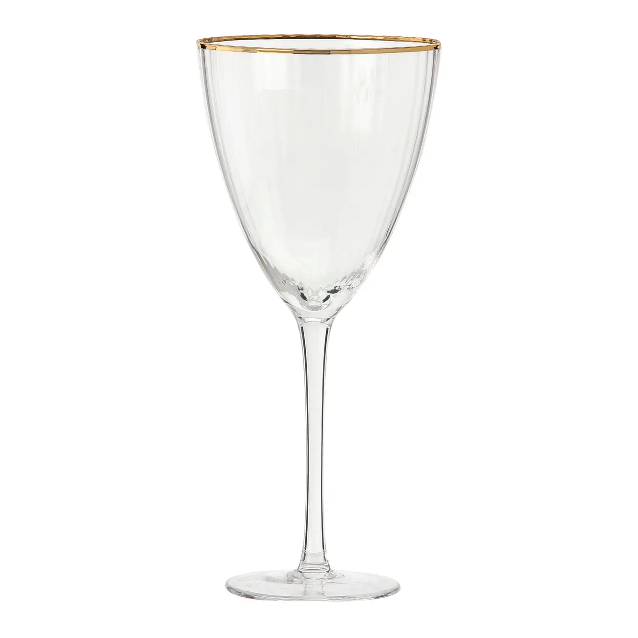 TAÇA VINHO 400 ML RUTILO DOURADO - INCOLOR/DOURADO - Foto 1