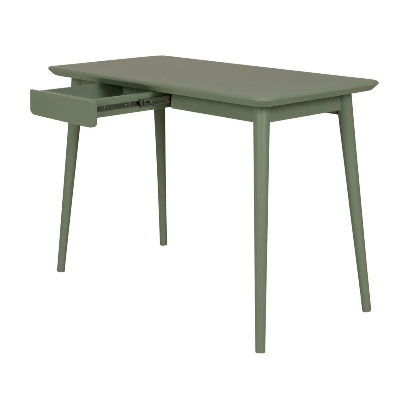 MESA DE ESCRITÓRIO 1 GAVETA 1,10 M X 55 CM SKAND - SÁLVIA - Foto 5