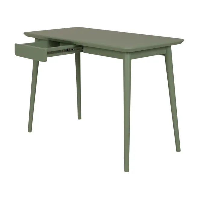 MESA DE ESCRITÓRIO 1 GAVETA 1,10 M X 55 CM SKAND - SÁLVIA - Foto 5