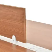EST TRAB QUÁDRUPLA C/ DIVISÓRIA METRIC - FREIJÓ/BRANCO - Foto 13