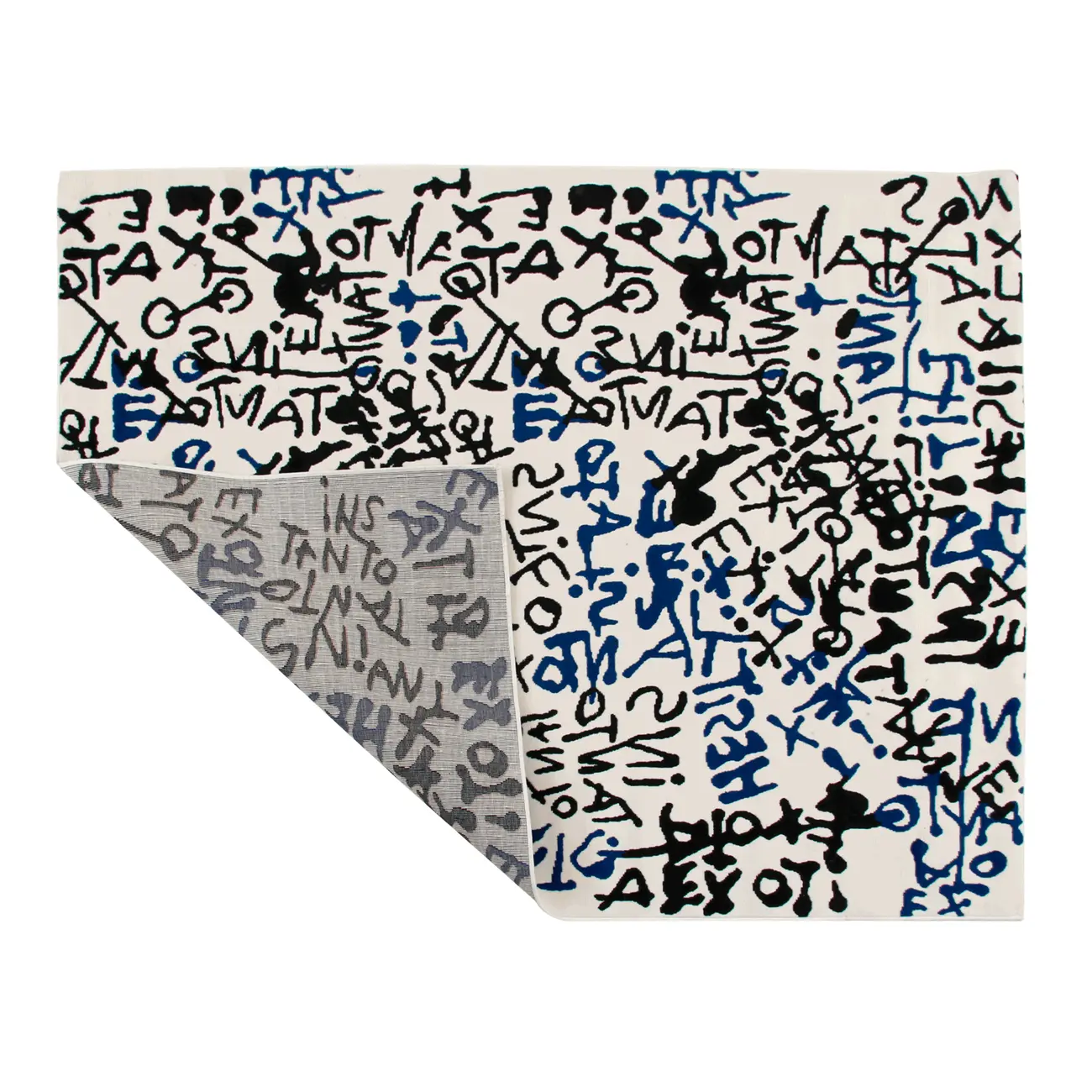 TAPETE ESPELHADO 2 M X 2,50 M TUDO OU TUDO - AZUL COBALTO/PRETO - Foto 2