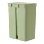 LIXEIRA DUPLA COM PEDAL 30 L TRIUM - SÁLVIA/CINZA - Foto 6