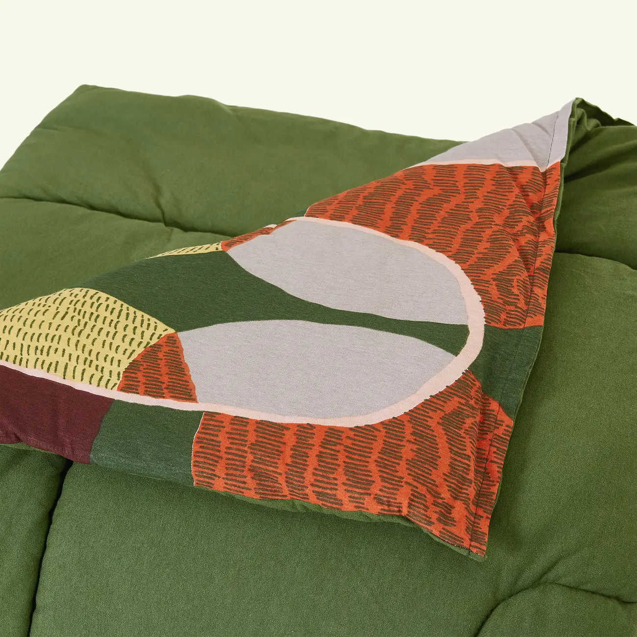 EDREDOM DUPLA-FACE SOLTEIRO 1,60 M X 2,40 M PAISAGISTA - MULTICOR/MUSGO - Foto 10