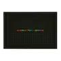 BAR MAT 28 CM X 19 CM CAVEIRA - PRETO/MULTICOR - Foto 3
