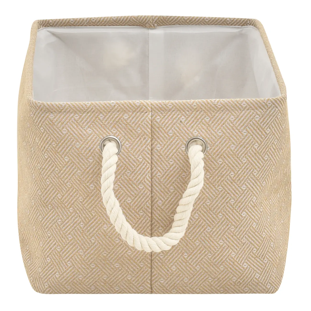 CESTO 25 CM X 30 CM X 40 CM TRAIRI - NATURAL/OFF WHITE - Foto 3