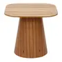 MESA LATERAL 60 CM X 60 CM ALLURE - FREIJÓ/FREIJÓ - Foto 2